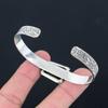 Radiant Natural Rainforest Jasper Anniversary Birthday Mother Bangle 925 Silver