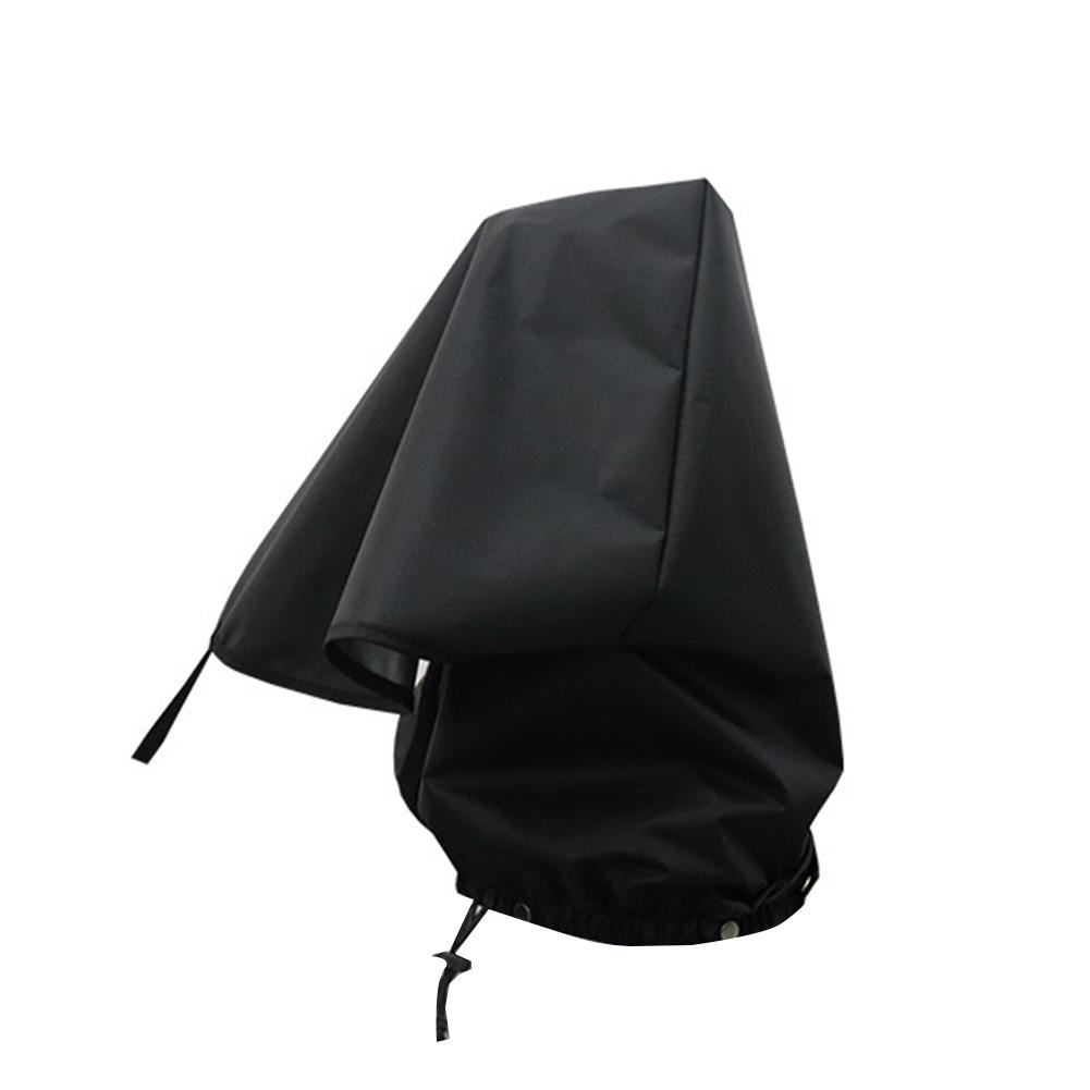 210D Oxford Waterproof For Golf Bag Cover 50x55cm Black Lightweight Foldable Design for Easy Storage and Transport