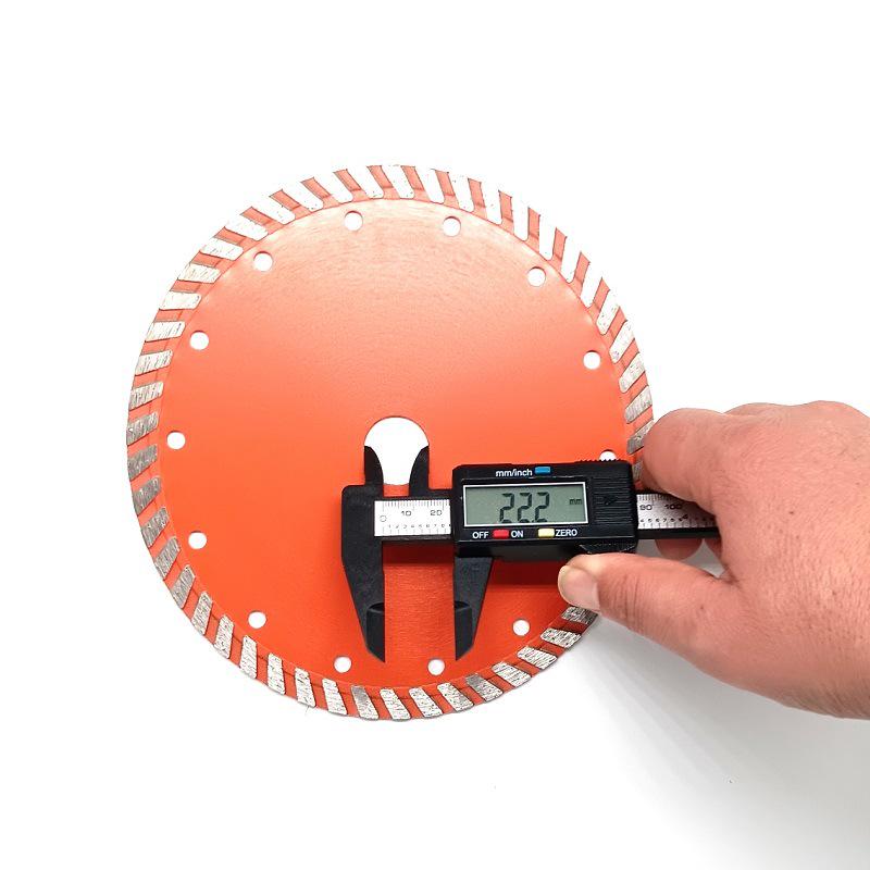 Corrugated Diamond Cutting Disc for Marble, Granite, and Stone - 100/125/230mm Saw Blade