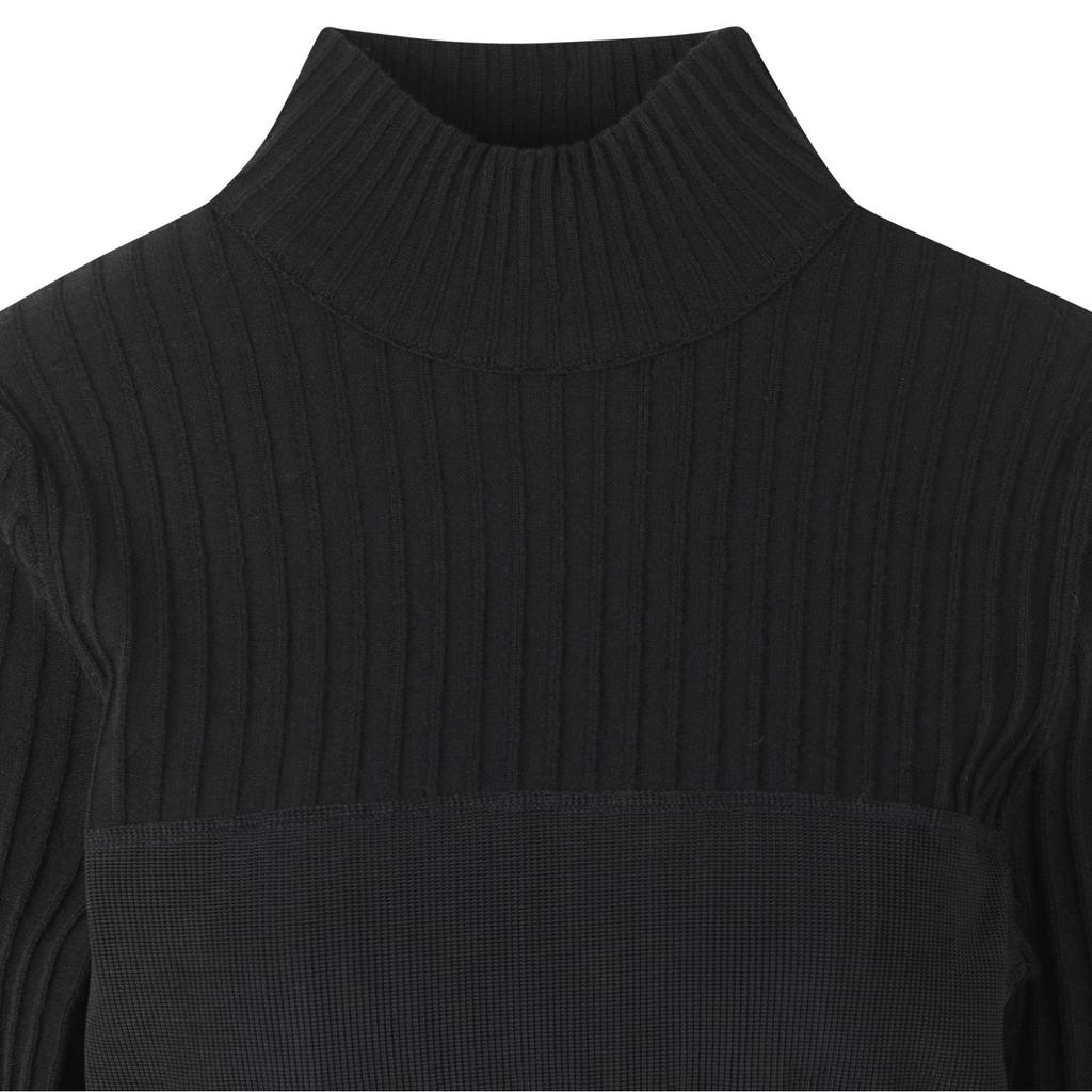 RECODE Fabric Patch Work Knit Top_Rqwaa23507Bkx