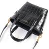 Excellent SAINT LAURENT PARIS Shoulder Bag Mini Toy Shopping Croco-embossed Used