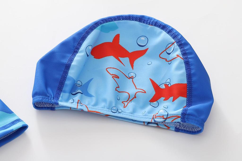 New Dinosaur & Shark Toddler Boys' Three-Piece Swimsuit Set