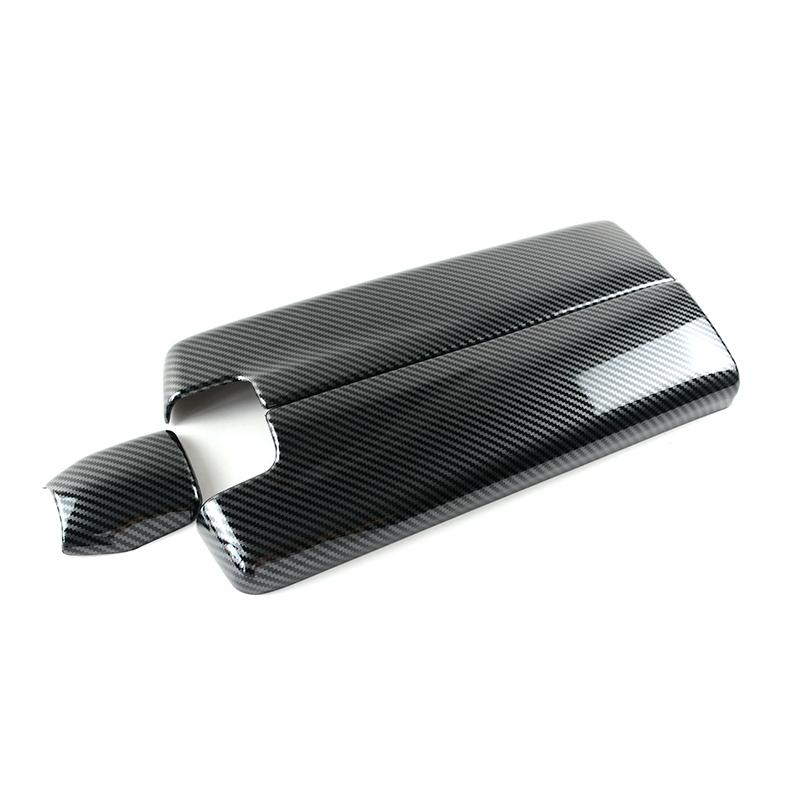 Carbon Fiber Color Car Console Armrest Box Cover Sticker For Mercedes Benz E Class W212 E260 E300 2014-2015 Interior Accessories