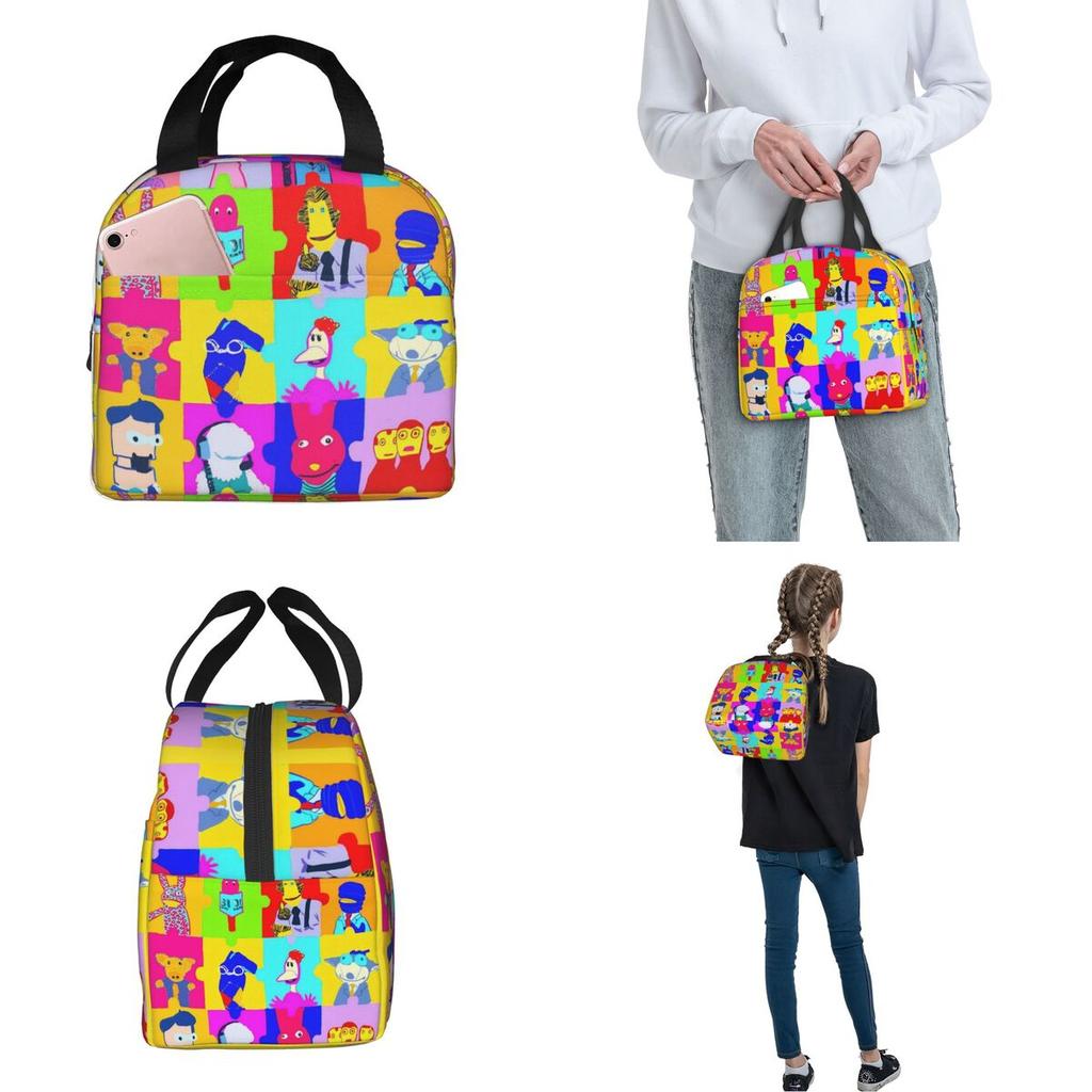 31 Minutos Comedy Insulated Lunch Bag Food Container Bags Portable Thermal Cooler Bento Box For Picnic