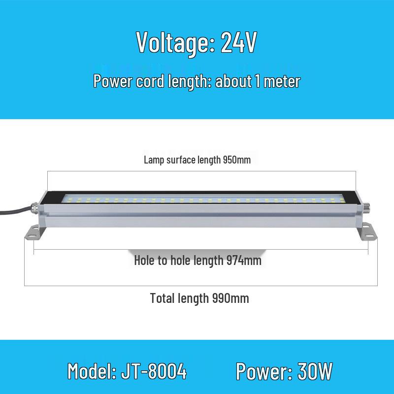Waterproof Explosion-Proof LED CNC Machine Tool Light - Fluorescent Three-Proof Lamp
