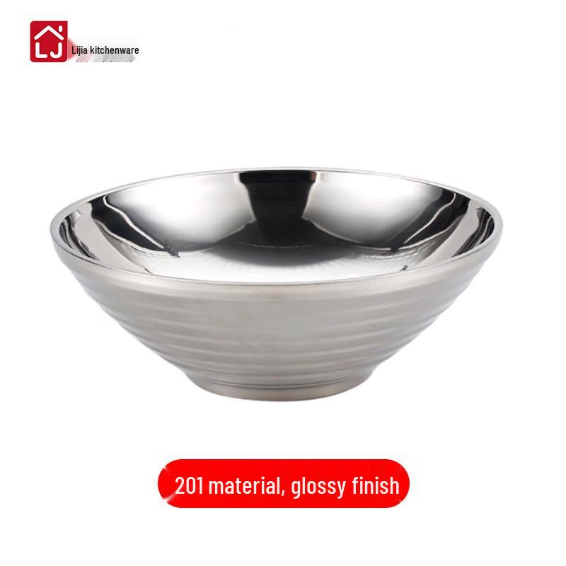 Lijia 201 Stainless Steel Insulated Noodle Bowl