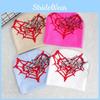 Winter Heart Shape Spider Web Pattern Knit Hat With Unique For Casual Wear