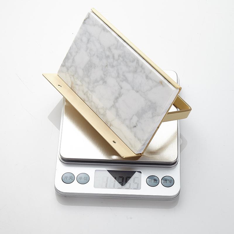 Brass Paper Towel Holder Bathroom Marble Paper Roll Holder Brushed gold/Gold Toilet Paper Plane Mobile Phone Holder White/Green