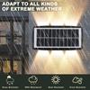 Mini Solar Led Wall Light Outdoor Waterproof Warm Garden Decoration Led Wall Lamp Fence Lights 1/2Pcs