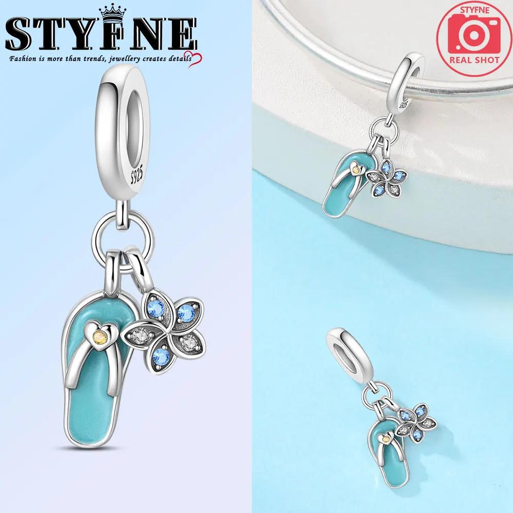 Exquisite Copper Ballet Dance Shoes High Top Canvas Shoe High Heels Charms Beads Fit Diy Bracelet Fine Birthday Jewelry Gift