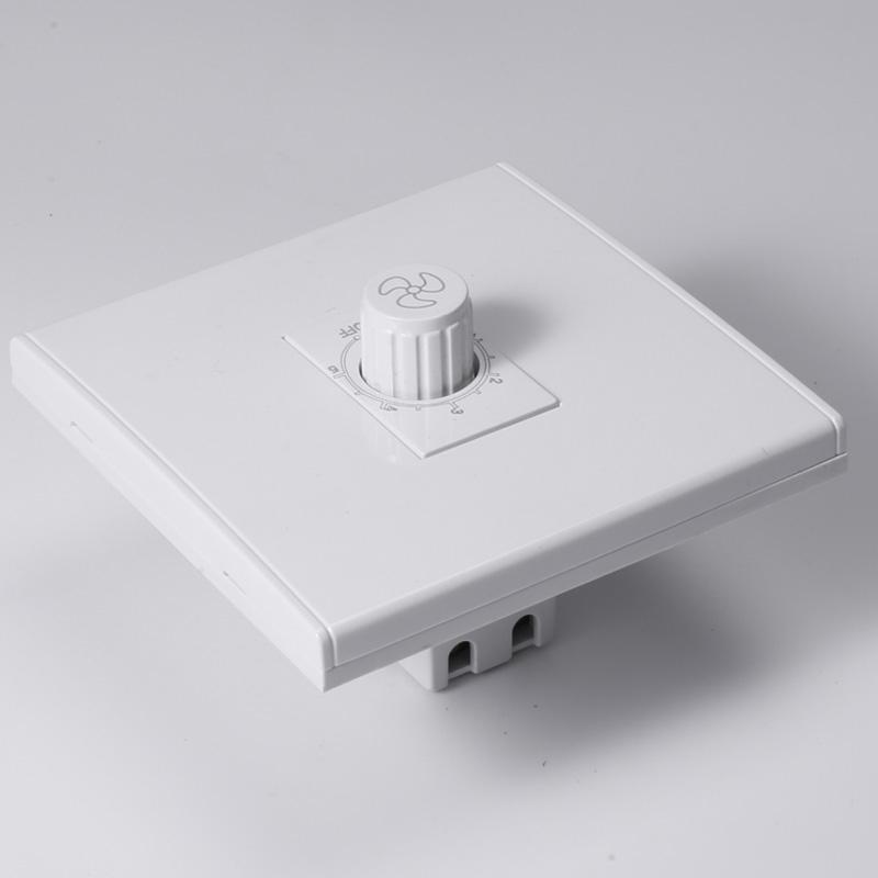 86 Typ Decken-Universalventilator-Einstellung Stufenloser Geschwindigkeitsregler 15W-200W Lüfterschalter Wandpaneel 220V Weiß Regler-Gouverneur