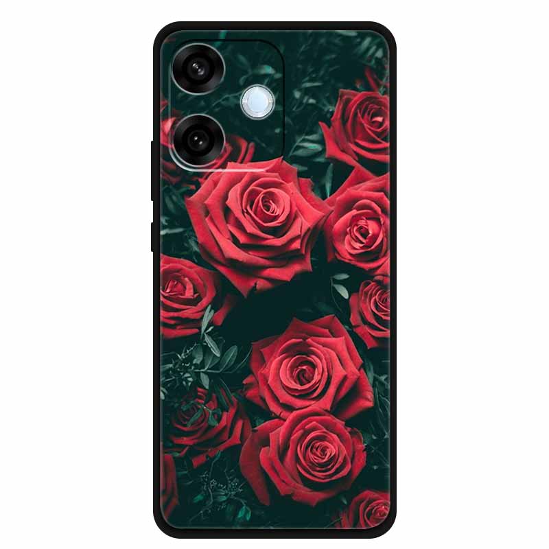 For Oppo A5 Pro 4G 5G Case 6.67" Soft TPU Silicone Funda Cut Cat Flower Painted Back Cover for Oppo A5 Pro 5G Global Shell Coque