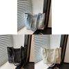 New Chinese Style Large Capacity Tote Bag For Women With Lace Accents For Daily Use