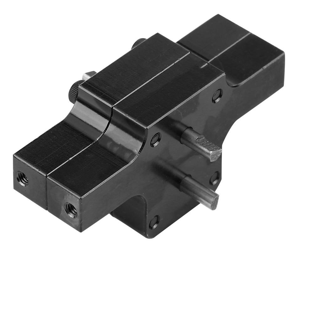 Aluminium Alloy Gear Box for WPL 1 16 Military Truck RC Car Upgraded Part (Black)