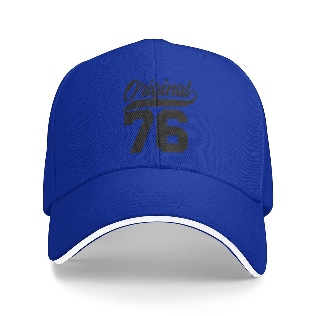 50th Birthday Original Vintage 1976 Baseball Cap Fitted Retro Trucker Hat Summer Men Women Tennis Skate Baseball Caps
