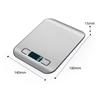 Portable Kitchen Scale High Precision 1G Precise LED Display for Kitchen