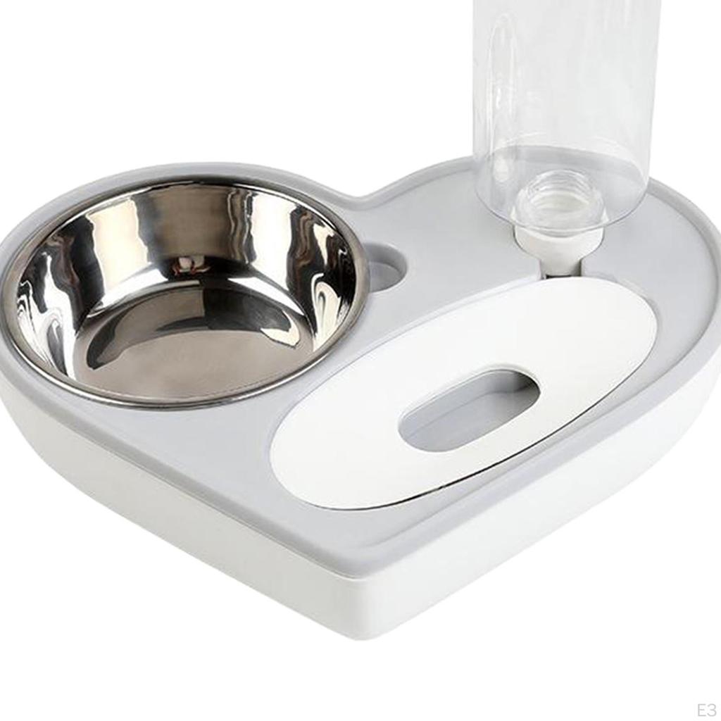 Bowl Set Pets Automatic Water Food Dispenser Pet Feeder