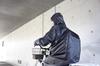 SAGISAKA New Backpack Raincoat for Free Size Bicycles, Black,