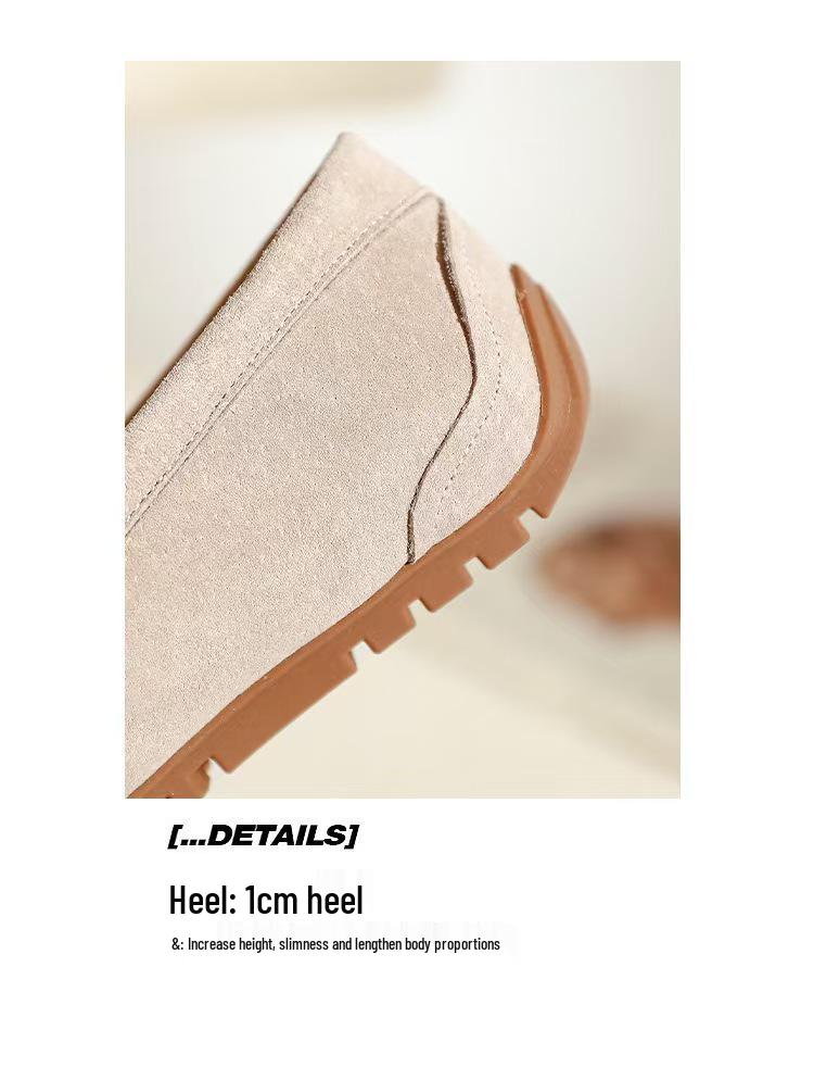 2025 Damen Echtleder Quasten Rutschfeste Slipper – Lässige Slip-on Umstandsschuhe