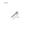 Women Professional With Teeth Silver Single Prong Hairdressing Styling Tools Hair Clips Alligator Hairpin