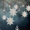 6Pcs 3D Snowflake Pendant Paper Christmas Snowflake Pendant Snowflake Pendant Holiday Party Decorations