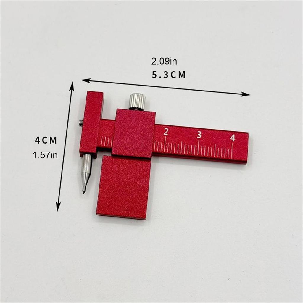 Multipurpose Metalworking Template Marker With Replaceable Cutting Tip And Ergonomic Design For Accurate Layout Work