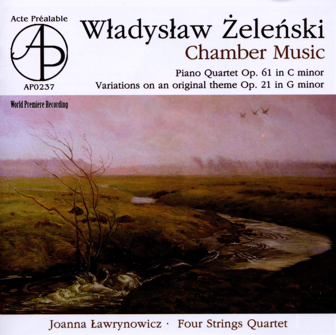 

CD LAWRYNOWICZ, JOANNA/FOUR STRINGS QU - Kammermusik AP0237 Japan Classical Used