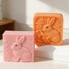 Easter Bunny Silicone Soap Molds DIY Rabbit Family Scented Candle Molds Bar Silicon Home Decor Art Craft Easter Basket Stuffers