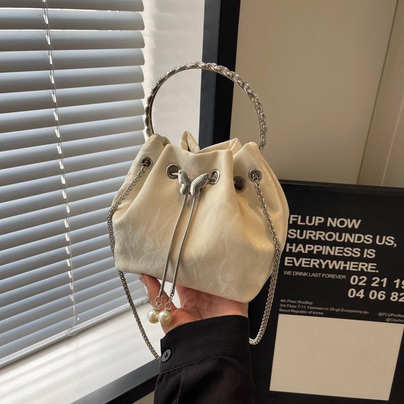Handbag bag women's new fashion versatile chain bag niche shoulder crossbody bucket bag
