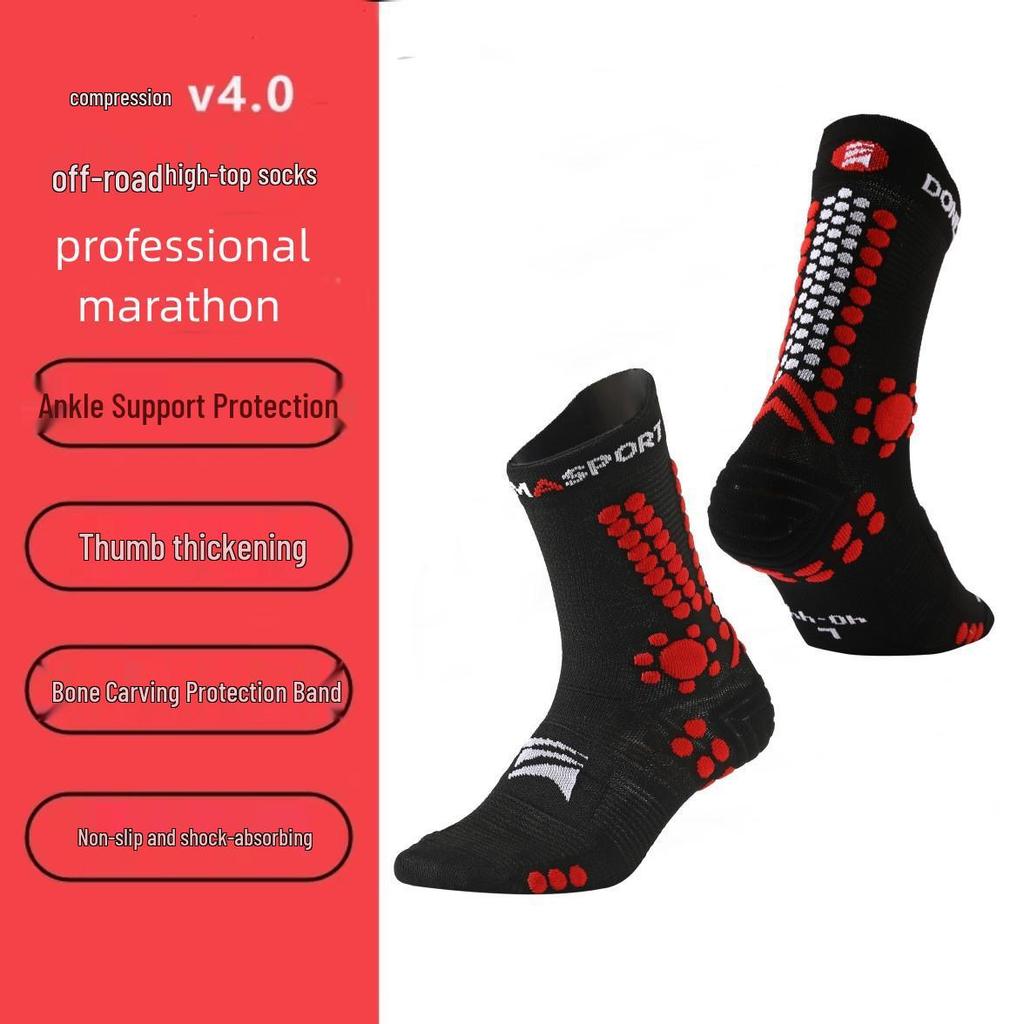 Calcetines de Compresión de Verano Unisex para Maratón, Trail Running, Ciclismo y Deportes al Aire Libre