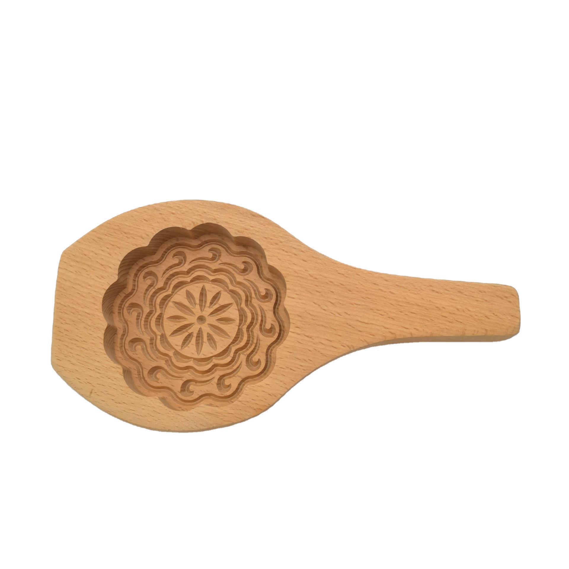 

Large Wooden Mooncake Mold 2025: Hand-Pressed Design for Handmade Fresh Meat Mooncakes, Old-Fashioned Mid-Autumn Festival Style Regular