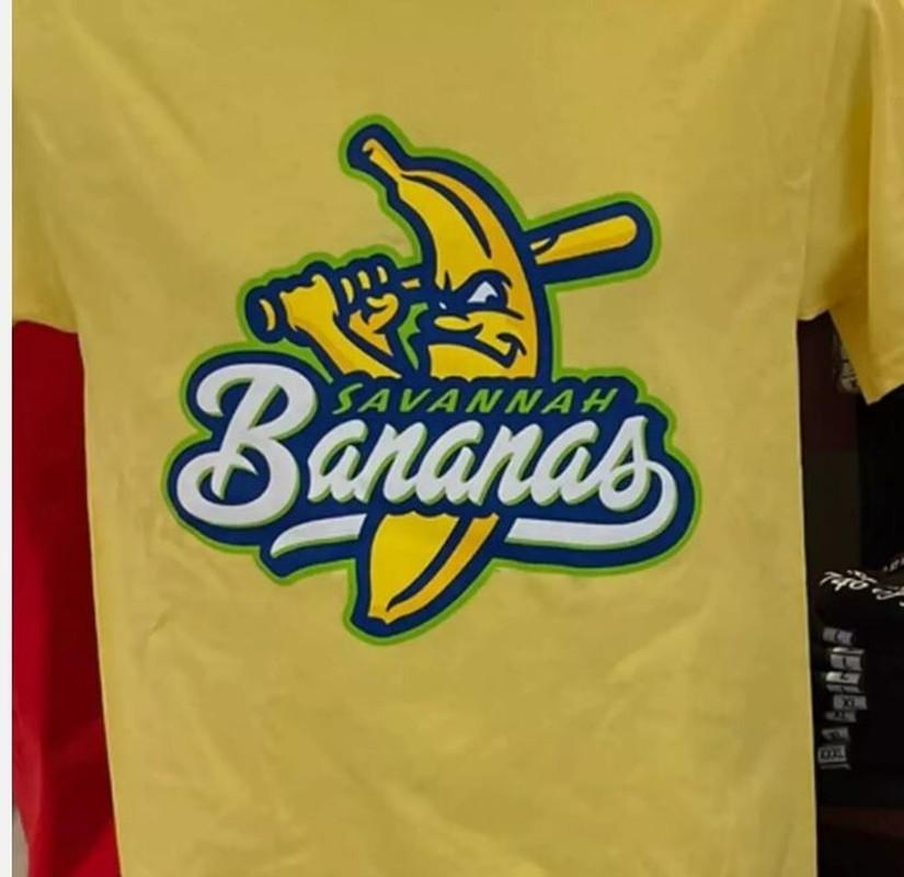 Горячая желтая футболка Savannah Bananas Унисекс Все размеры S