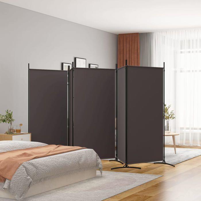 VidaXL Cloison de Séparation 5 Panneaux Séparateur de Pièce Pliable Diviseur Écran d'Intimité Paravent Décoration Salon 350267