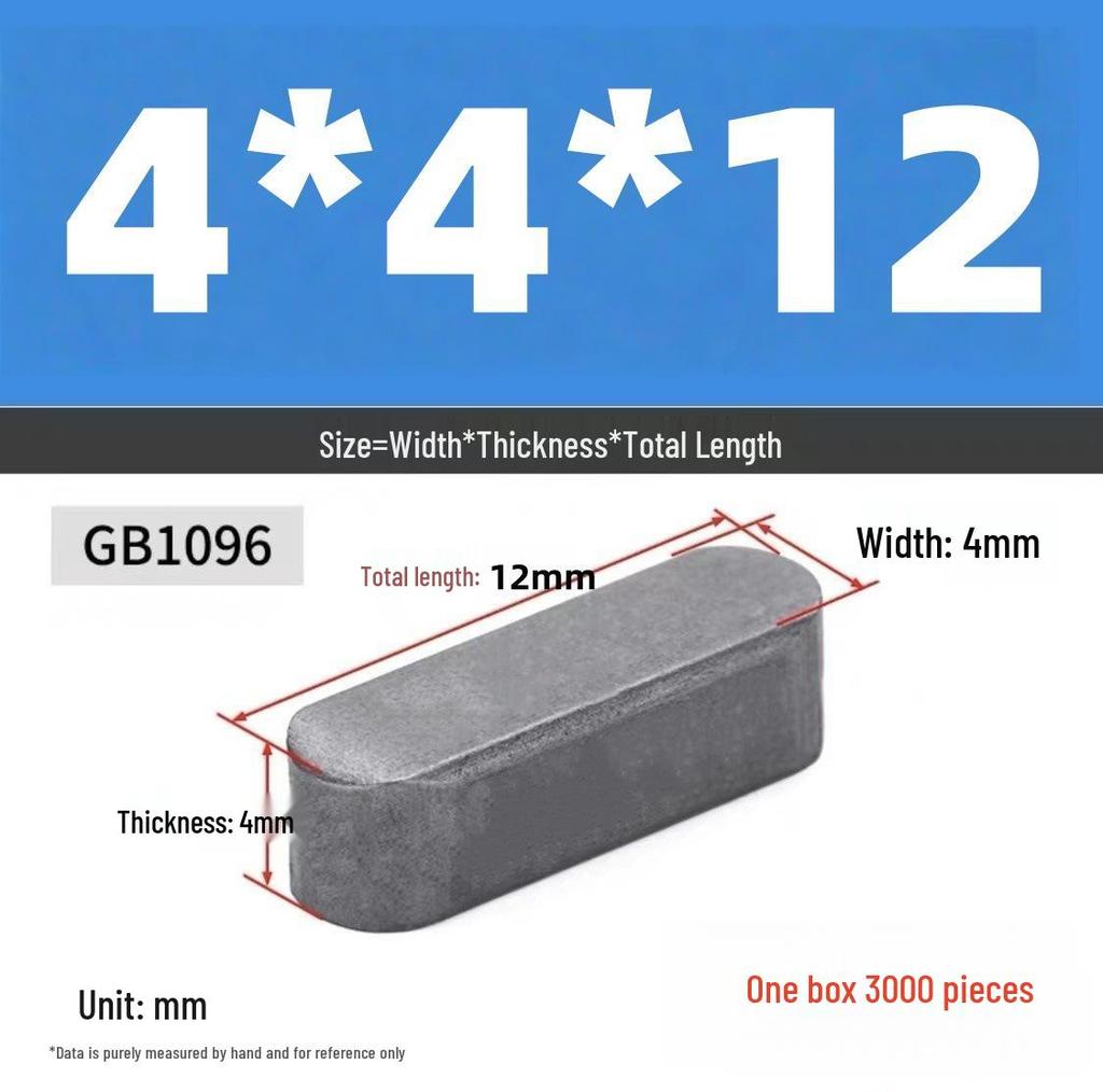 A3 Material Double Round Head Key Pin, Plain Key, Type A, Complete M3/M4/M5 Specifications