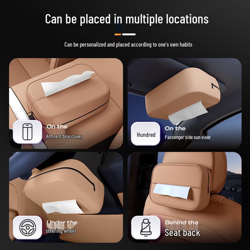 Compatible with Leapmotor C11: Seat Hanging Tissue Box for Center Console - Car Interior Decoration