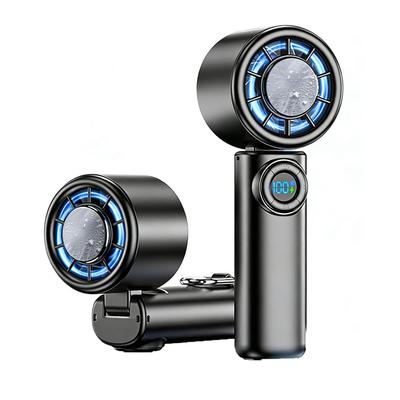ZVCXOE Handheld Fan with Cooling Plate New Release Instant Cooling Wind Speed Cooler Portable Handheld Fan Neck with Small Fan Mini Strong Wind