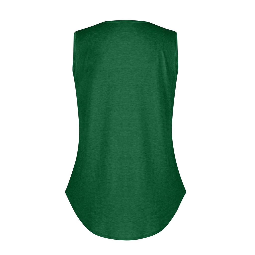 Women Plus Size Tank Tops V Neck Summer Tank Tops Loose Fit Sleeveless Tops