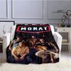 Morat Pop Band Printed Blankets Flange Warm Blanket Soft and Comfortable Blanket Picnic Blankets Bedding Birthday Gift