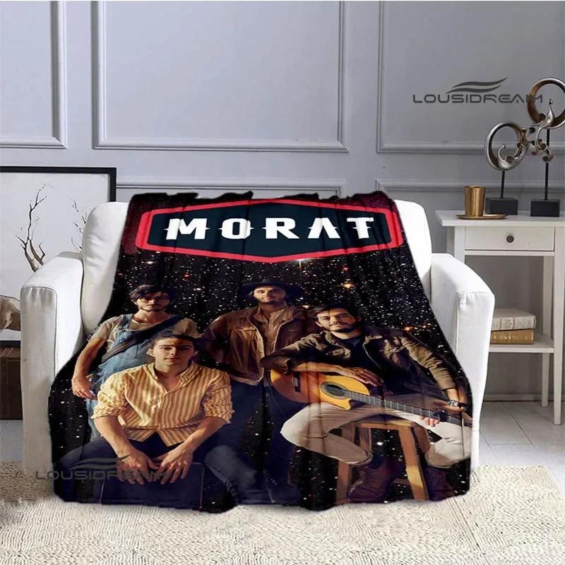 Morat Pop Band Printed Blankets Flange Warm Blanket Soft and Comfortable Blanket Picnic Blankets Bedding Birthday Gift