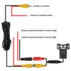 Lens Fisheye Car Rear View Camera LED Night Vision Universal Backup Parking Reverse Camera 170° Wide Angle Auto Accessories