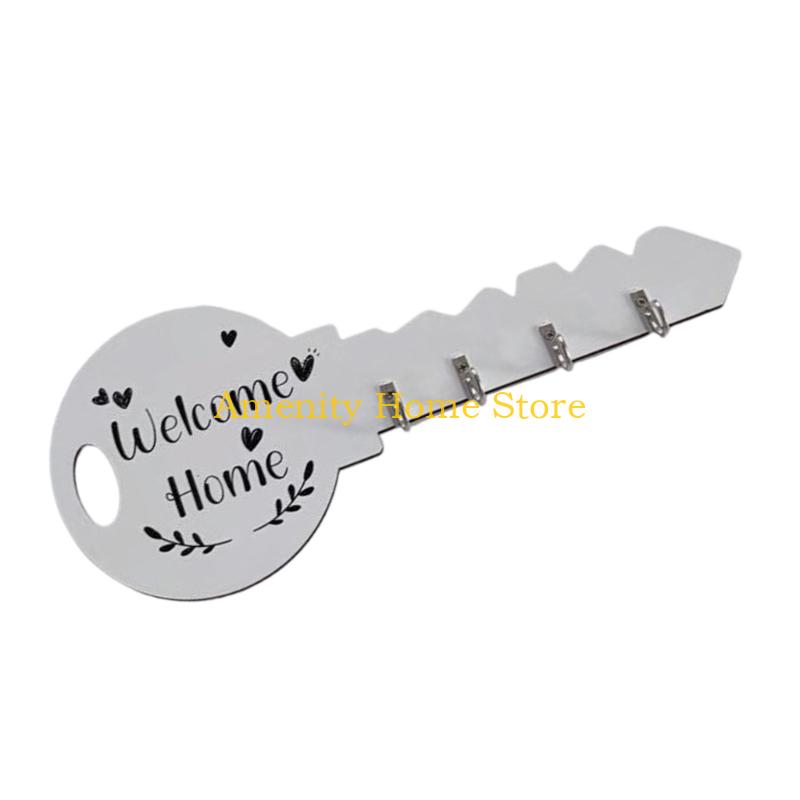 F26C Wooden Wall Hook Bohemians Styles for Easy Organization and Home Accessories Storage Easy Mount
