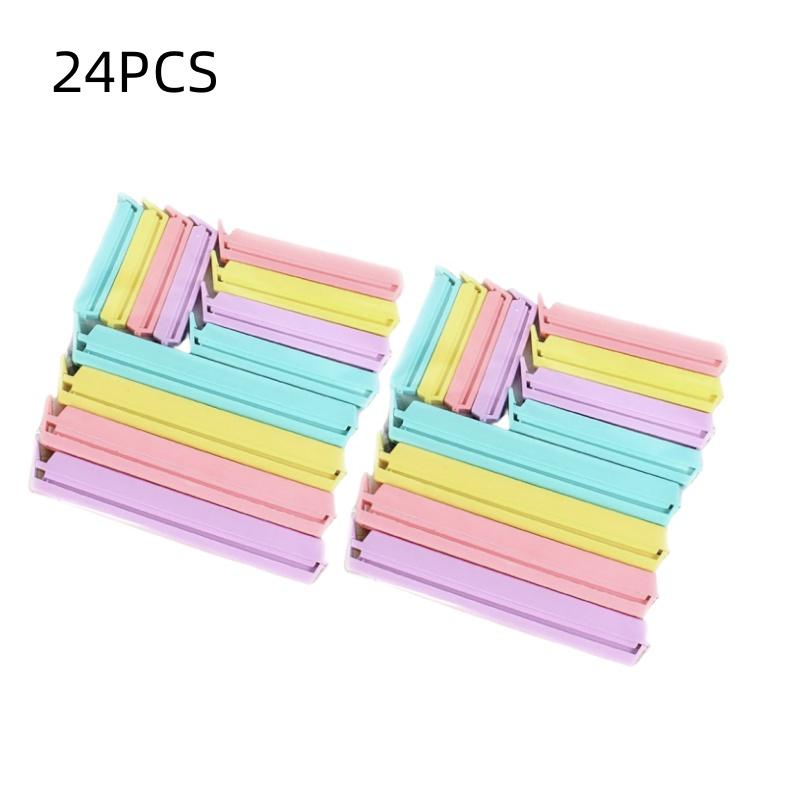 12/24/36 SZT Klipsy do Zamykania Torebek Plastikowych Torebka na Przekąski Plastikowe Przenośne Przechowywanie Kuchenne Elastyczna Klamra Klamra do Torebek