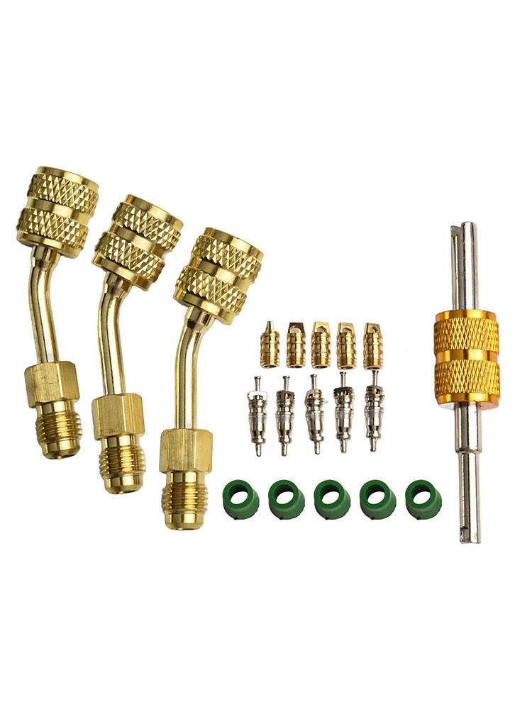 HVAC And Refrigeration Service For R410a Split System Air Conditioners 1 Set High Quality 45 Degree R410a Adapter