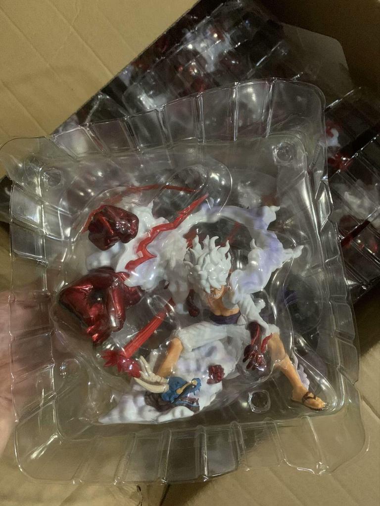 Pirate Gear 5 Luffy Sun God Onigashima Final Battle Awakening Figure Model