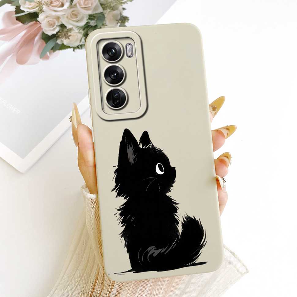 For Oppo Reno12 Pro 5G Case CPH2629 New Fashion Painted Cover Soft Phone Case For Oppo Reno 12 Reno12 Pro Back Cover Coque