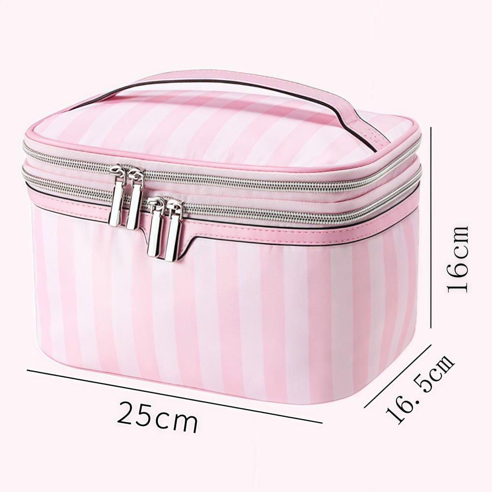 Large Capacity Handheld Makeup Bag Oxford Cloth Minimalist Style Cosmetic Storage Bag Travel Design Portable Wash Bags