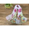 Spring and Summer Women's Chiffon Printed Scarf Sun Protection Thin Silk Scarf Shawl Beach Butterfly Scarf