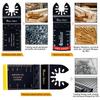 30PCS Oscillating Saw Blades, Universal Titanium Multitool Blades for Wood Plastics Metal, Quick Release Multi Tool Kits Fit Bosch Ryobi Milwaukee