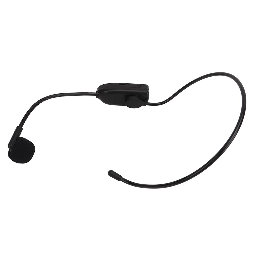 2.4G Microphone Headset Light Weight Head Wear Mic Multipurposes Cordless Headset Mic for Singing Live Stream Voice