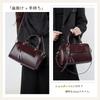 MFFOR Genuine Leather Boston Shoulder Crossbody Large Popular for Commuting Women's Bag, Bag, 2-Way Handbag, Bag, Soft, Stylish, Capacity, Simple,